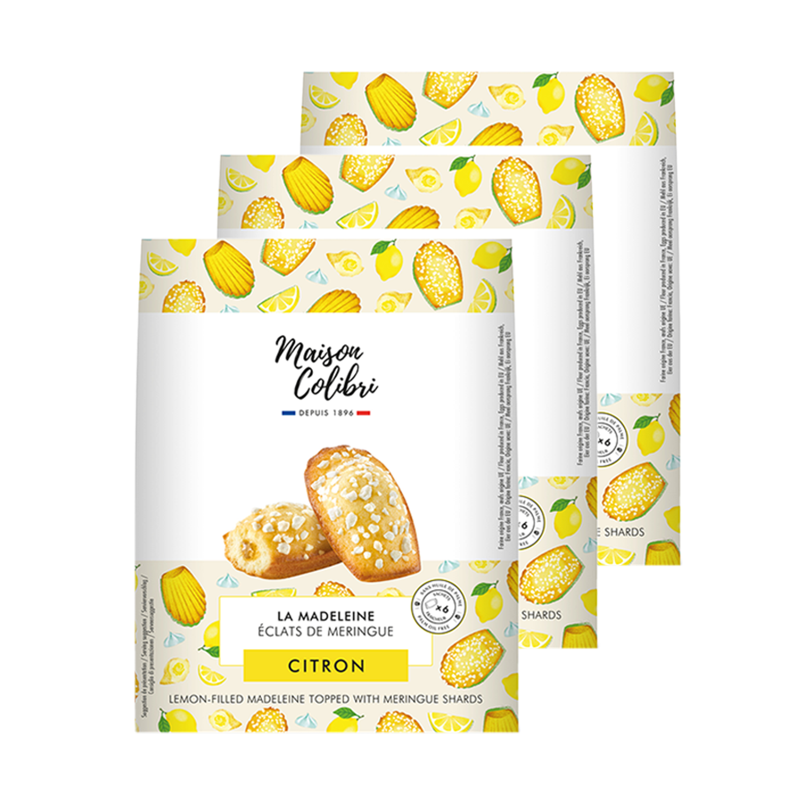 Prix Doux - Lot madeleines Citron