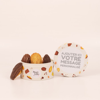Petit coffret Signature - Assortiment de madeleines avec coques en chocolat Maison Colibri
