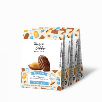 PACK VAN 3 : CHOCOLADESCHELP MADELEINES MELK