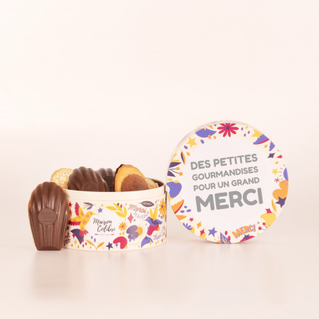 Le petit coffret personnalisable et gourmand de madeleines avec assortiment Création | Maison Colibri