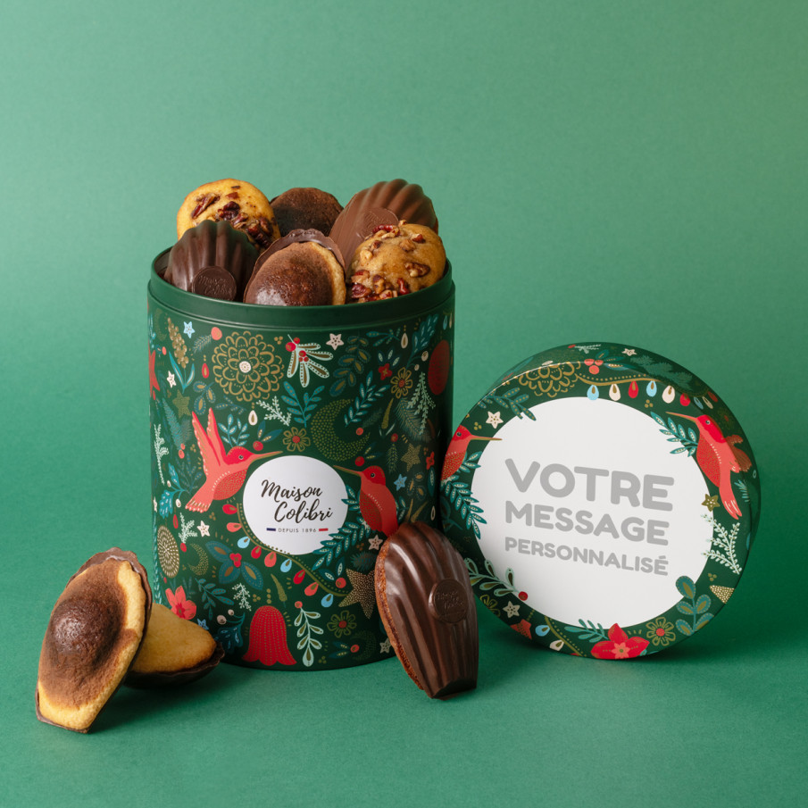 Coffret de Noël à personnaliser - Madeleines Maison Colibri