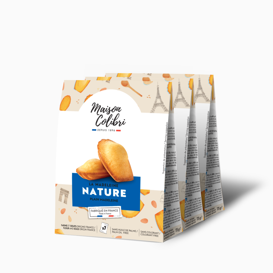 3-ER SET :  Madeleines aus reiner Butter