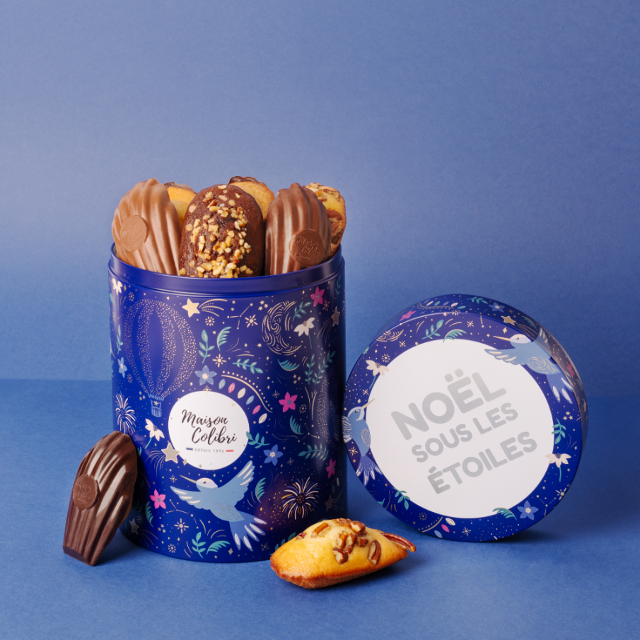 Coffret de Noël à personnaliser - Madeleines Maison Colibri