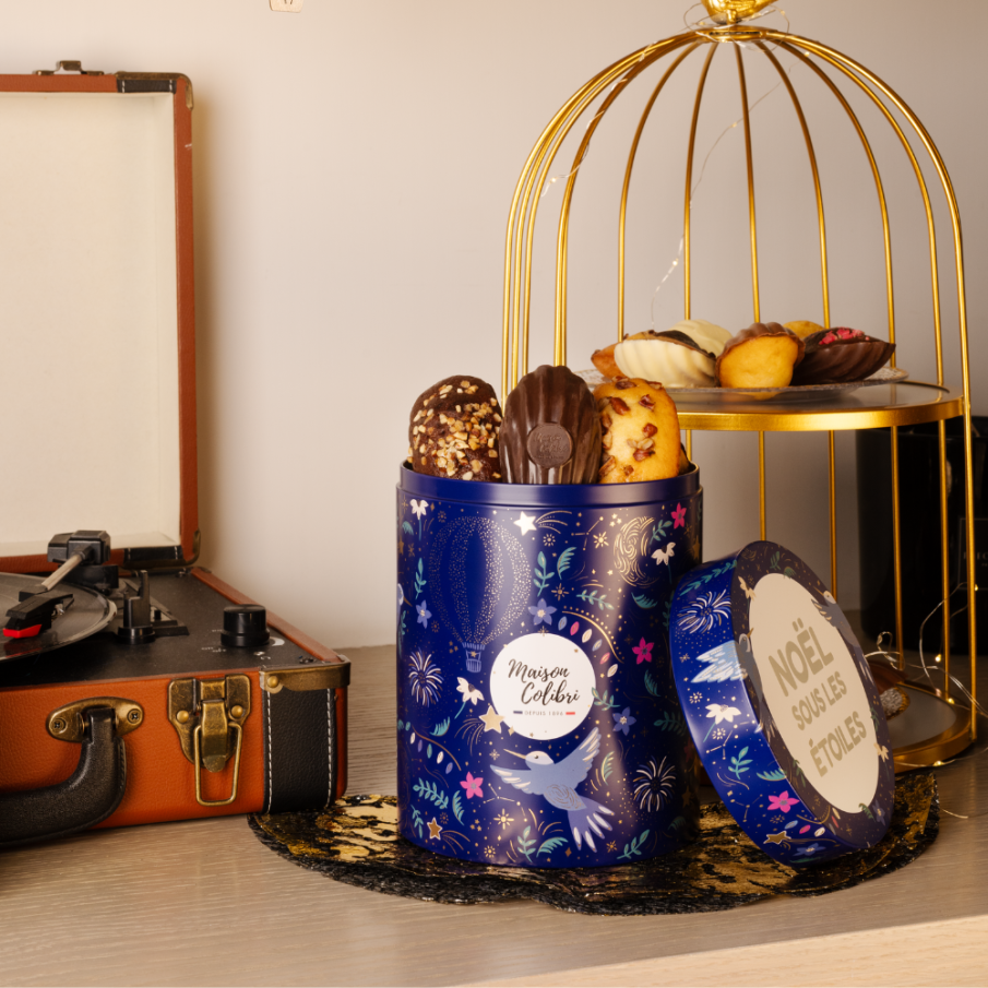 Coffret de Noël à personnaliser - Madeleines Maison Colibri