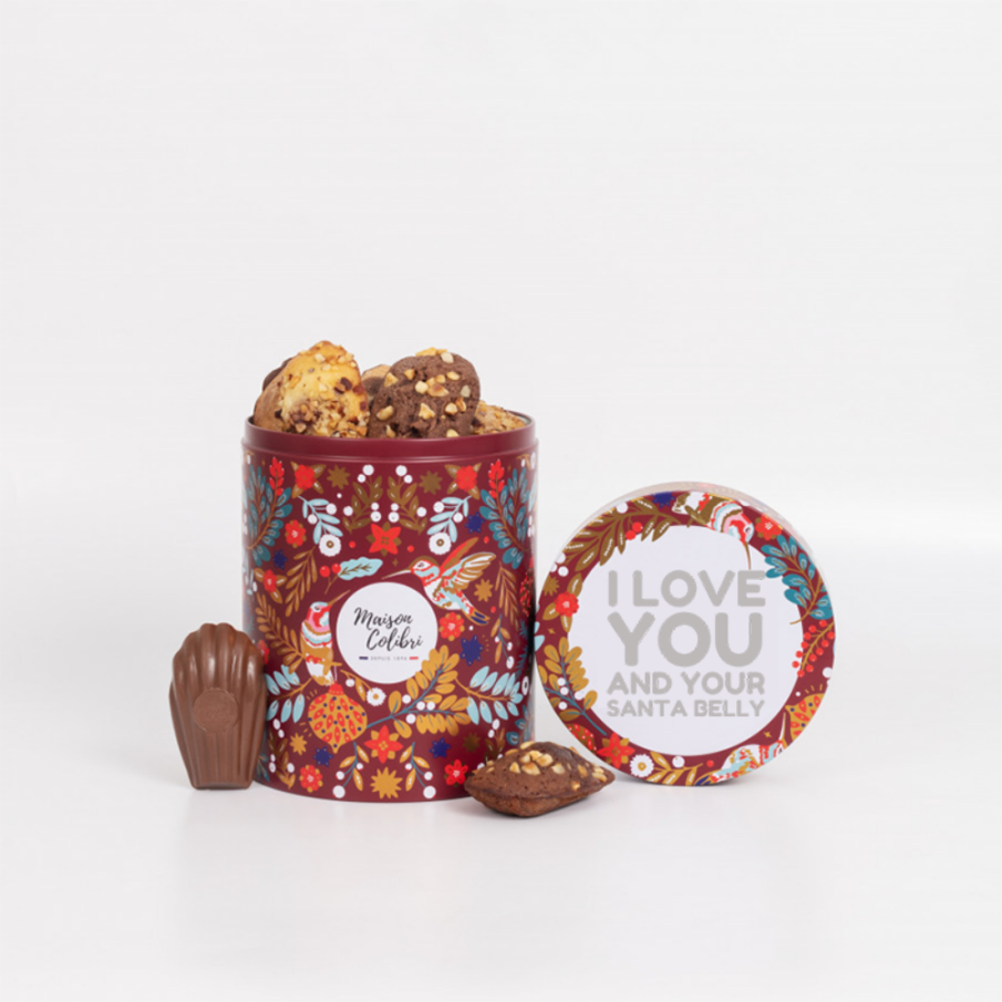 Coffret de Noël à personnaliser - Madeleines Maison Colibri