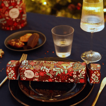 Cracker de Noël - Un mini-cadeau surprenant et gourmand rempli de madeleines Cracker de Noël - Un mini-cadeau surprenant et gourmand rempli de madeleines