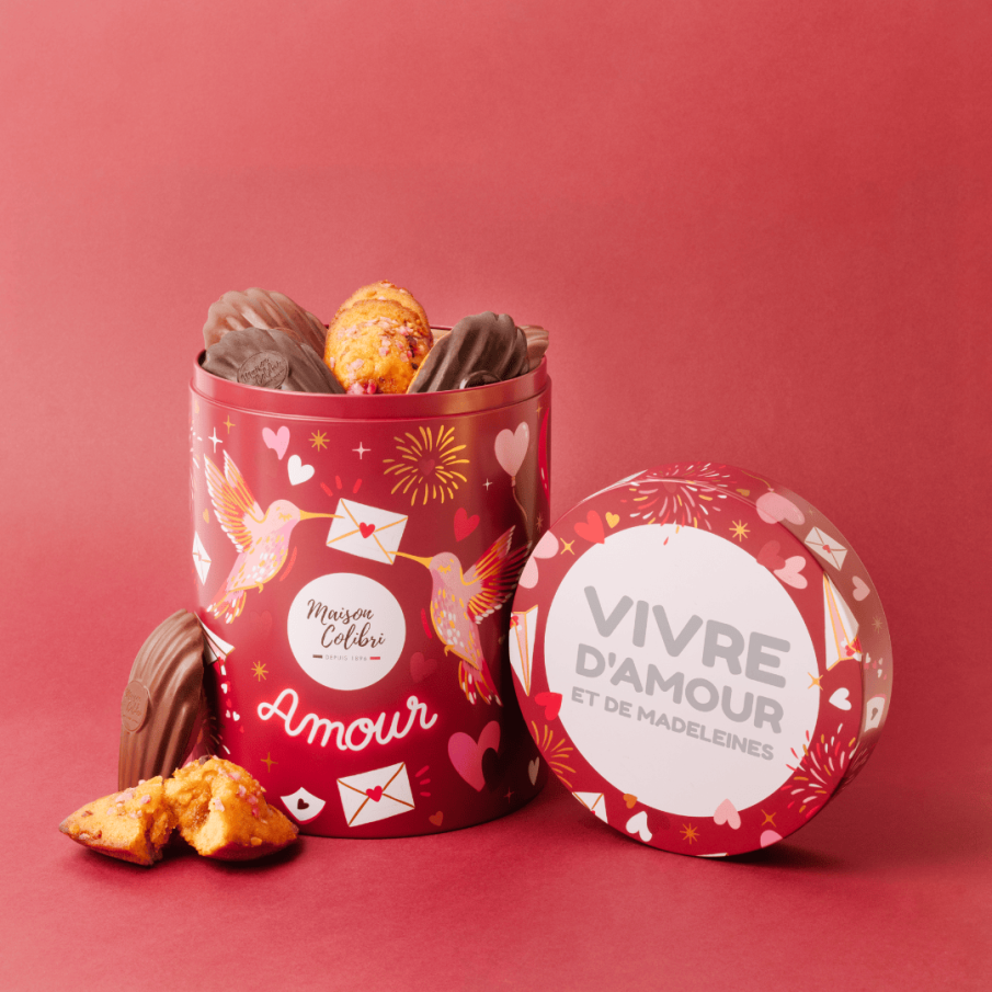 Le coffret de madeleines de la Saint-Valentin - une délicieuse idée de cadeau